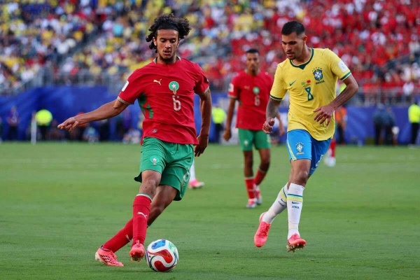 تقارير عملاق أوروبي أرسل كشافيه لمراقبة بوعدي أمام البرازيل في كأس العالم