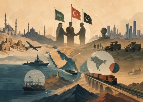 اتفاقية مكة وتحولات النفوذ التركي التوازنات الاستراتيجية بين جنوب آسيا وباب المندب ومحور إسرائيل الهند