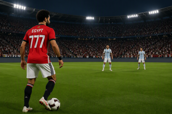 777 رقم يتفاءل به المصريون قبل مواجهة الأرجنتين في المونديال ما القصة 777 رقم يتفاءل به المصريون قبل مواجهة الأرجنتين في المونديال ما القصة