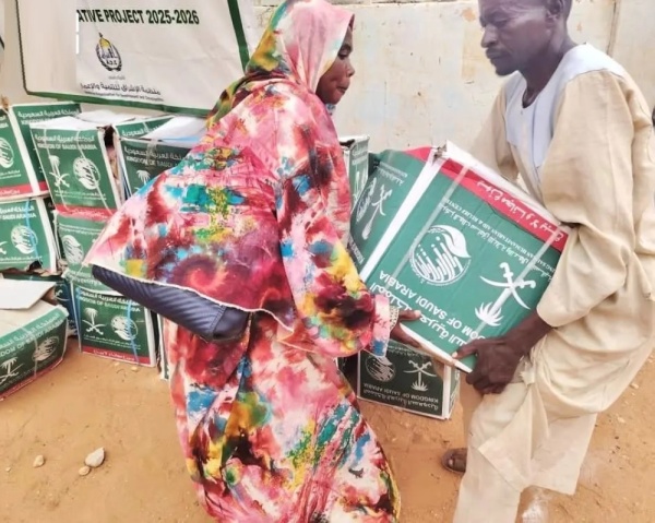 مساعدات سعودية 1 300 سلة غذائية في شيكان شمال كردفان بالسودان