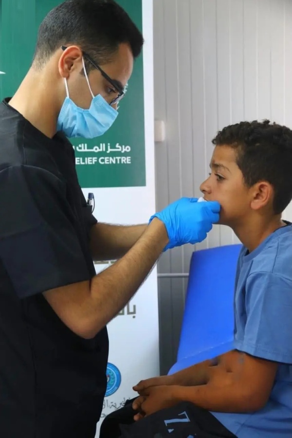 7 851 حالة عيادات الملك سلمان للإغاثة تقدم خدماتها في مخيم الزعتري