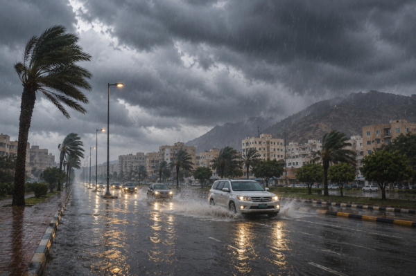 عاجل طقس المساء إنذار أحمر من أمطار غزيرة على أجزاء من 3 مناطق عاجل طقس المساء إنذار أحمر من أمطار غزيرة على أجزاء من 3 مناطق