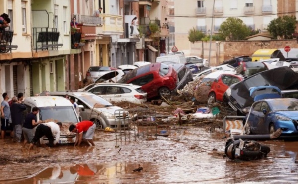 7 مصابين جراء أمطار غزيرة وفيضانات شمال شرق إسبانيا