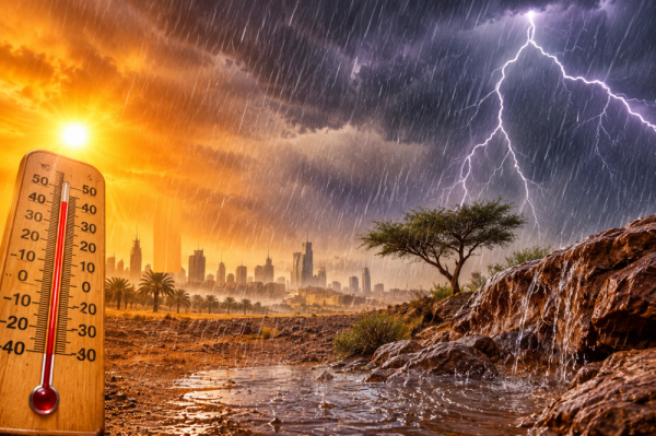 طقس الاثنين أمطار رعدية على 5 مناطق وأجواء حارة في الشرقية طقس الاثنين أمطار رعدية على 5 مناطق وأجواء حارة في الشرقية