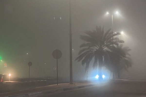 يبدأ 1 صباح ا ضباب كثيف وانعدام الرؤية على أجزاء من الشرقية