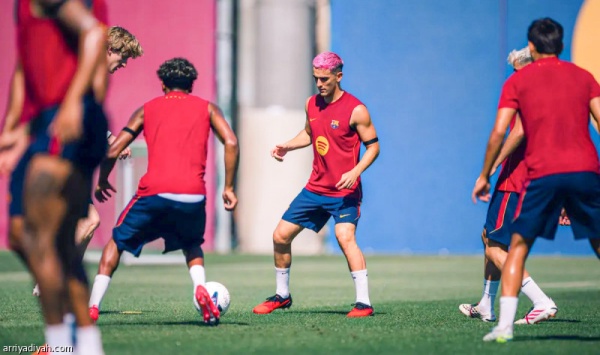 بعد غياب مباراتين برشلونة يستعيد جافي