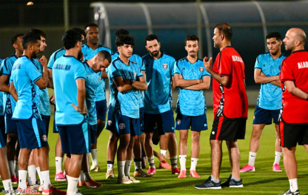 قبل الديربي العدالة يفحص الباشا قبل الديربي العدالة يفحص الباشا