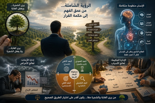 الرؤية الشاملة طريق القرار الرشيد الرؤية الشاملة طريق القرار الرشيد