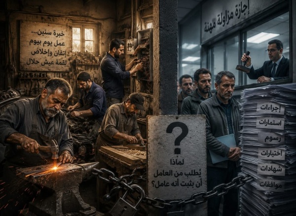 لماذا ي طلب من العامل أن يثبت أنه عامل