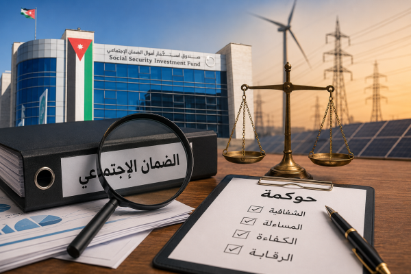 المشاقبة يحذر من تعيينات وقرارات تثير القلق بشأن إدارة استثمارات الضمان في قطاع الطاقة عاجل المشاقبة يحذر من تعيينات وقرارات تثير القلق بشأن إدارة استثمارات الضمان في قطاع الطاقة عاجل