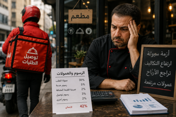 أصحاب مطاعم ومنشآت غذائية يشكون ارتفاع عمولات شركات التوصيل ويطالبون بتنظيمها أصحاب مطاعم ومنشآت غذائية يشكون ارتفاع عمولات شركات التوصيل ويطالبون بتنظيمها