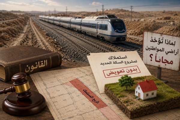 اية الله فريحات ينتقد استملاك اراض لمشروع السكة الحديد دون دفع تعويض قرار يفتقر للعدالة عاجل اية الله فريحات ينتقد استملاك اراض لمشروع السكة الحديد دون دفع تعويض قرار يفتقر للعدالة عاجل