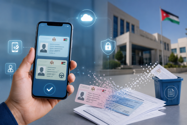 اعتماد الرخص والوثائق الإلكترونية وإيقاف إصدار القسائم البلاستيكية والورقية اعتبارا من 2 آب