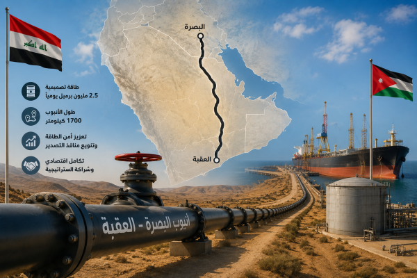 أنبوب البصرة العقبة عندما يلتقي أمن الطاقة بالتكامل العربي أنبوب البصرة العقبة عندما يلتقي أمن الطاقة بالتكامل العربي