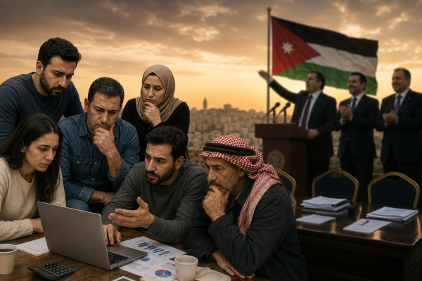 الأردنيون العاديون يمارسون السياسة فيما يكتفي كثير من السياسيين بتمثيلها