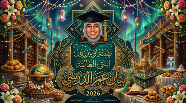 الزميل عمر الدريني يحتفي بنجاح ابنته بيان في التوجيهي