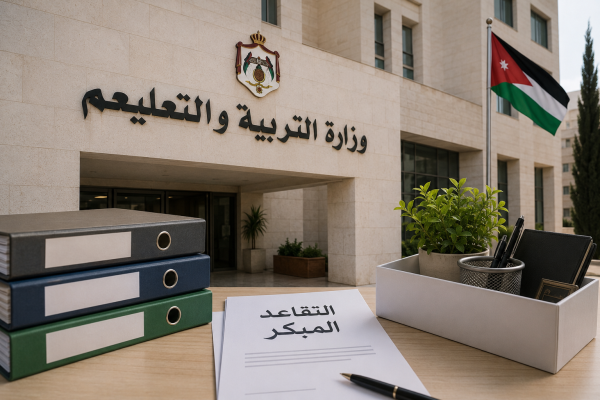 التربية تنهي خدمات موظفين لاستكمال شروط التقاعد المبكر اسماء