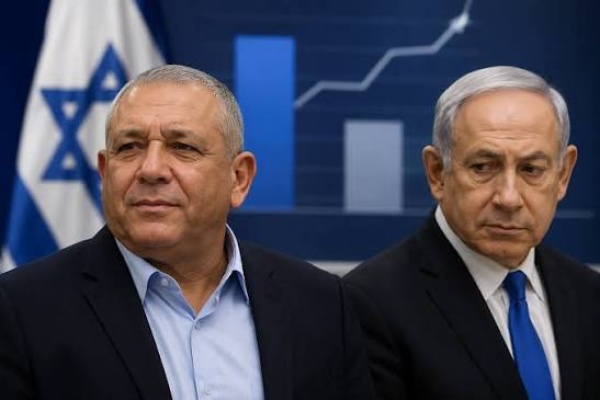آيزنكوت يتقدم على نتنياهو بفارق قياسي والمعارضة تقترب من الـ61 آيزنكوت يتقدم على نتنياهو بفارق قياسي والمعارضة تقترب من الـ61