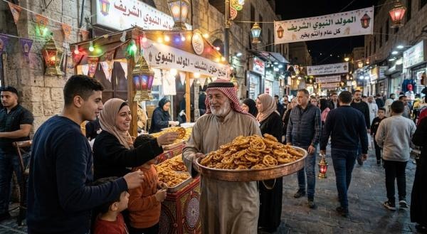 الأردنيون يحتفلون بذكرى المولد النبوي الشريف الأردنيون يحتفلون بذكرى المولد النبوي الشريف