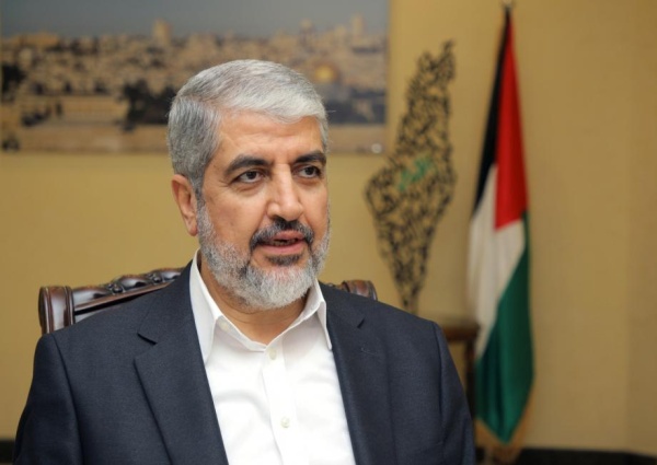 مشعل يحذر مخطط تهجير الفلسطينيين من غزة والضفة ما زال قائم ا