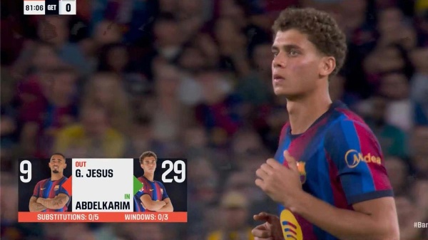 فيديو حمزة عبد الكريم يشارك بديل ا في مباراة برشلونة وخيتافي فيديو حمزة عبد الكريم يشارك بديل ا في مباراة برشلونة وخيتافي
