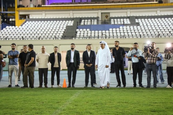 وفد اتحاد كأس الخليج العربي لكرة القدم يطلع على جاهزية ملعب نادي دهوك العراقي وفد اتحاد كأس الخليج العربي لكرة القدم يطلع على جاهزية ملعب نادي دهوك العراقي