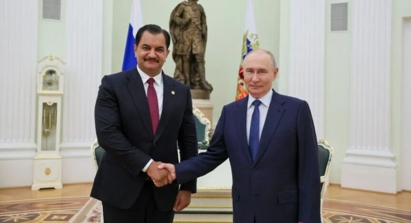 صدام حفتر يعرب لبوتين عن حرصه على تعزيز التعاون بين ليبيا وروسيا صدام حفتر يعرب لبوتين عن حرصه على تعزيز التعاون بين ليبيا وروسيا