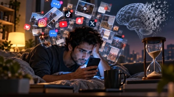 هاتفك وصحتك النفسية ماذا يحدث لدماغك مع الاستخدام المفرط هاتفك وصحتك النفسية ماذا يحدث لدماغك مع الاستخدام المفرط