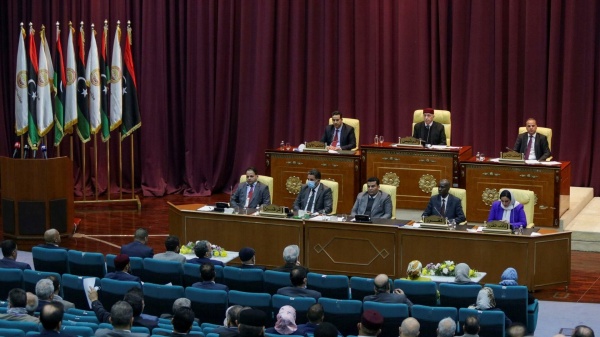 مجلس النواب الليبي يعتمد مذكرة ترسيم الحدود البحرية مع تركيا ويلغي قرار قطع العلاقات مجلس النواب الليبي يعتمد مذكرة ترسيم الحدود البحرية مع تركيا ويلغي قرار قطع العلاقات