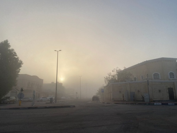 طقس الصباح الباكر ضباب خفيف وتدني الرؤية على أجزاء من الشرقية طقس الصباح الباكر ضباب خفيف وتدني الرؤية على أجزاء من الشرقية