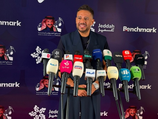 من جدة محمد حماقي يكشف عن تعاون مرتقب مع شيرين ويؤكد علاقتي بجمهور المملكة استثنائية من جدة محمد حماقي يكشف عن تعاون مرتقب مع شيرين ويؤكد علاقتي بجمهور المملكة استثنائية