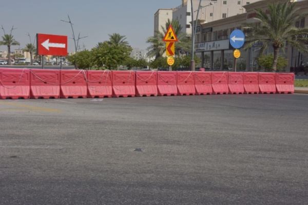 بدء تطوير طريق الخليج وتحويلات مرورية للقادمين من الدمام والقطيف