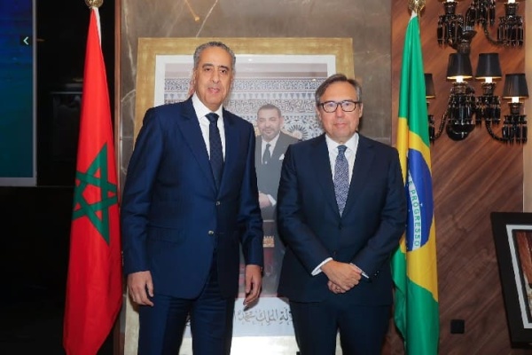 حموشي يستعرض مع سفير البرازيل مستويات التعاون المتميز في المجالات الأمنية