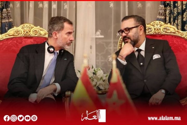 الملك محمد السادس يهنئ الملك فيليبي السادس بفوز إسبانيا بكأس العالم الملك محمد السادس يهنئ الملك فيليبي السادس بفوز إسبانيا بكأس العالم