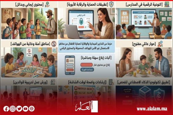 الحكومة تكشف إجراءات جديدة لحماية الأطفال من مخاطر الإنترنت ومنصة e himaya تسجل 45 ألف مستخدم