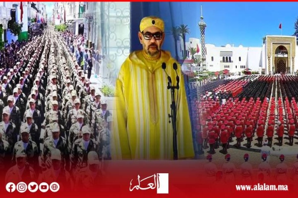 الملك محمد السادس يترأس بتطوان مراسم أداء القسم ويطلق اسم العيون على فوج الضباط الجدد الملك محمد السادس يترأس بتطوان مراسم أداء القسم ويطلق اسم العيون على فوج الضباط الجدد