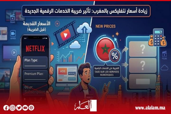 رسمي ا نتفليكس ترفع أسعار اشتراكاتها في المغرب ابتداء من 20 غشت
