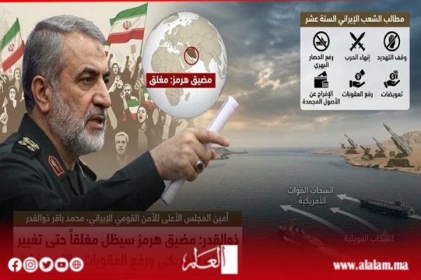 إيران تصع د بشأن مضيق هرمز 6 شروط لفتح الممر البحري الأهم في المنطقة