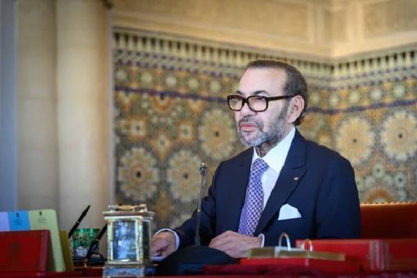 جلالة الملك يترأس جلسة عمل خصصت لتقدم الأشغال بالمركب المينائي والصناعي الناظور غرب المتوسط ومشروع توسعة مركب طنجة المتوسط