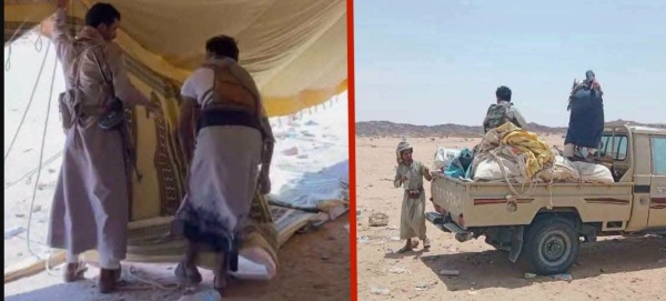 زعيم مأرب القبلي الجديد يغازل الحوثيين بتفكيك مخيم فدغم زعيم مأرب القبلي الجديد يغازل الحوثيين بتفكيك مخيم فدغم