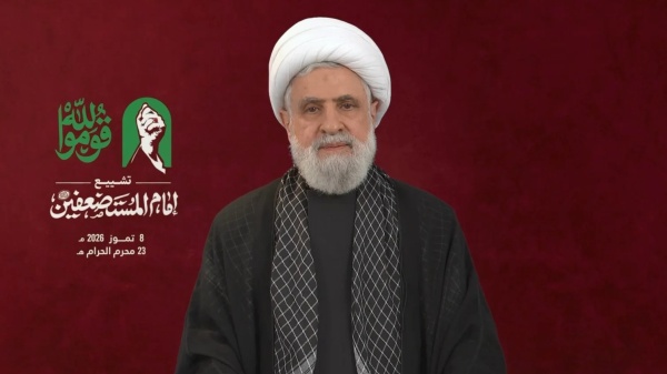 الشيخ قاسم متمسكون بمسار إيران التفاوضي وسنبقى في الميدان حتى تحرير الأرض الشيخ قاسم متمسكون بمسار إيران التفاوضي وسنبقى في الميدان حتى تحرير الأرض