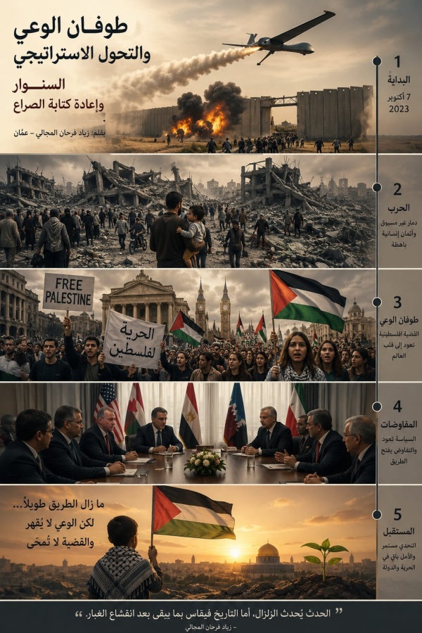 طوفان الوعي والتحول الاستراتيجي السنوار وإعادة كتابة الصراع طوفان الوعي والتحول الاستراتيجي السنوار وإعادة كتابة الصراع
