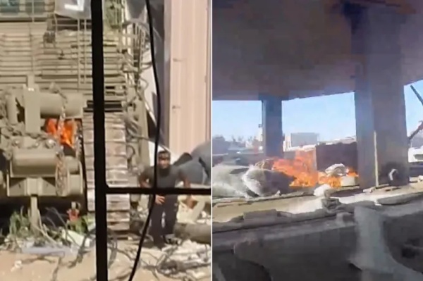 القسام تكشف صاحب اللقطة الشهيرة لإحراق جرافة إسرائيلية ورفع راية حماس القسام تكشف صاحب اللقطة الشهيرة لإحراق جرافة إسرائيلية ورفع راية حماس