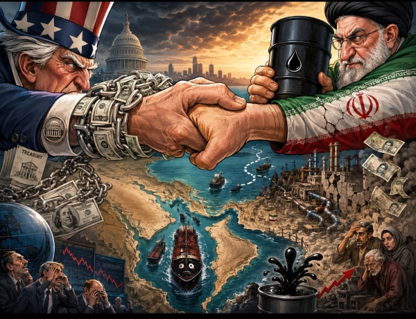 حرب العض على الأصابع الحصار الاقتصادي الأميركي وحدود الناب الإيراني