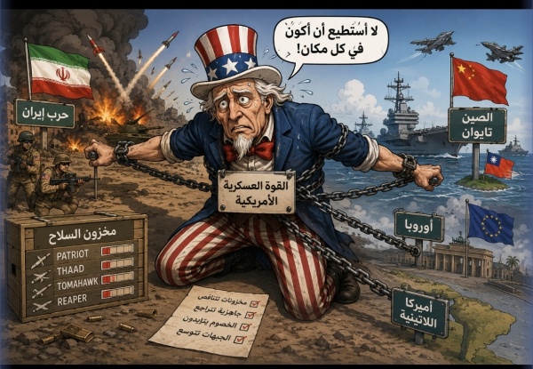 من هرمز إلى تايوان هل بدأت حرب إيران تأكل القوة الأميركية من الداخل من هرمز إلى تايوان هل بدأت حرب إيران تأكل القوة الأميركية من الداخل