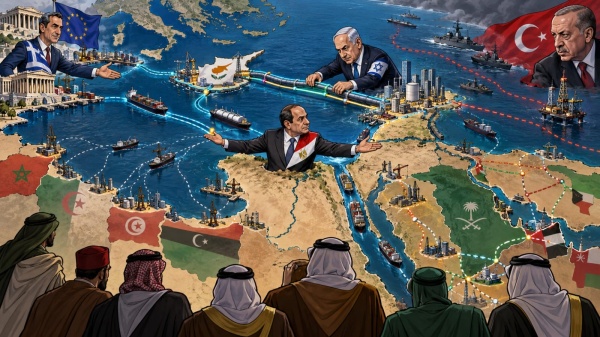 حين تتحول خرائط المتوسط إلى ممرات قوة إسرائيل تبني غربها الاستراتيجي فمن يبني المشروع العربي