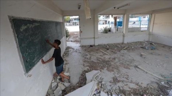 تدمير 90 بالمئة من بنية التعليم في غزة واستهداف إسرائيلي متواصل