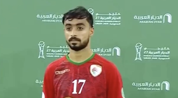 ناصر الرواحي لاعب عمان نطمح للتعويض أمام منتخب السعودية