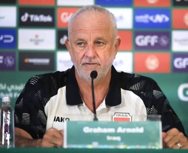 غراهام أرنولد مدرب منتخب العراق أدرك غضب جماهيرنا لكنني واثق من قوة منتخبنا أمام الكويت غراهام أرنولد مدرب منتخب العراق أدرك غضب جماهيرنا لكنني واثق من قوة منتخبنا أمام الكويت