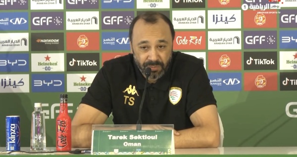 طارق السكتيوي مدرب منتخب عمان سنواجه منتخبا كبيرا ونتطلع للفرحة الأكبر بالتأهل للنهائي طارق السكتيوي مدرب منتخب عمان سنواجه منتخبا كبيرا ونتطلع للفرحة الأكبر بالتأهل للنهائي